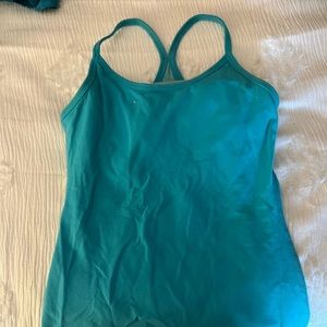 Lululemon Y tank. Blue